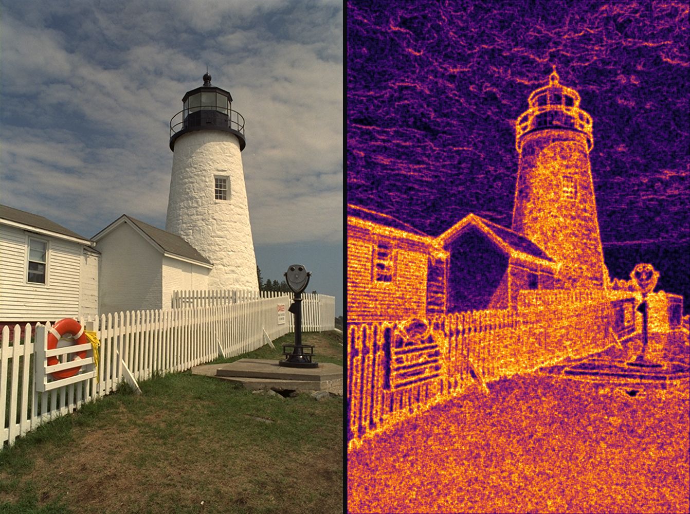 Phare et sa carte φ
