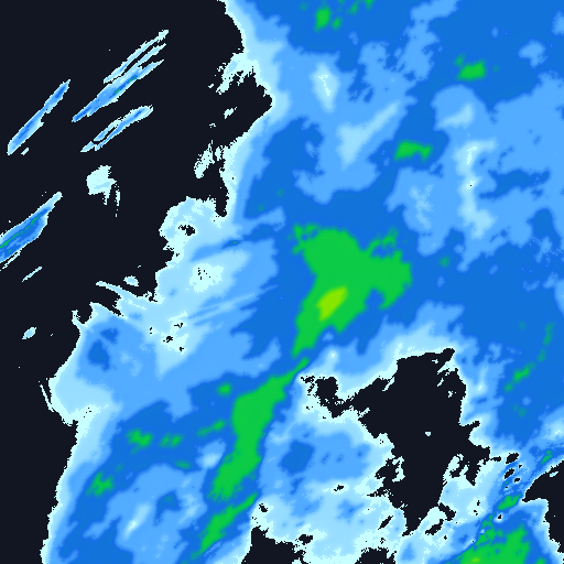 Météo-France, hourly rainfall