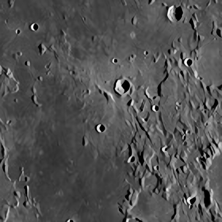 Moon — craters